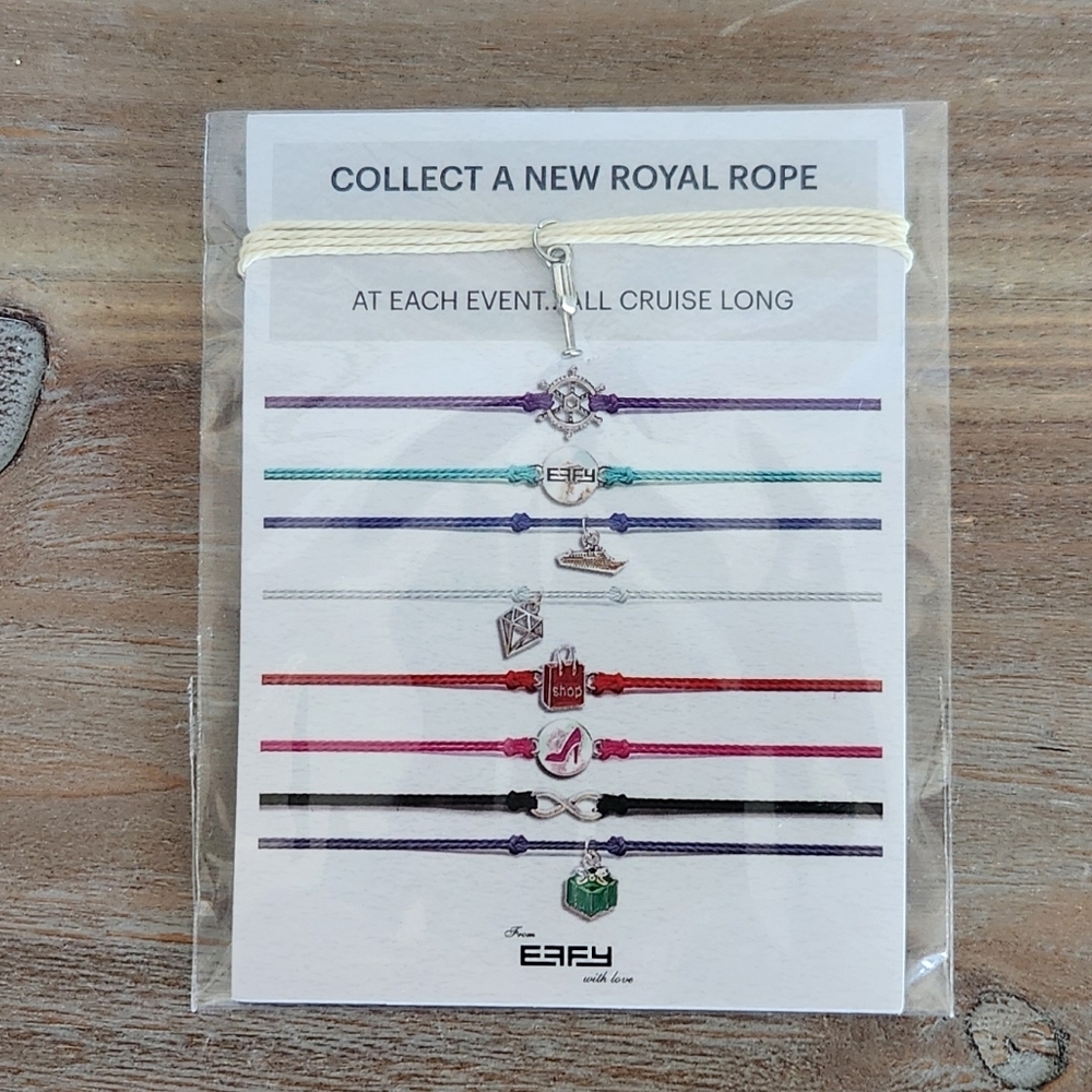 ⚓Effy Royal Rope Charm Bracelet – Royal Caribbean Cruise Exclusive – NWT - Picture 2 of 6